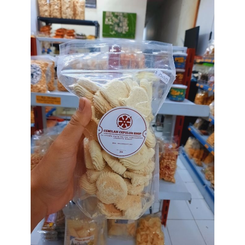 

Kue Sagu Rasa Vanilla 300g Gurih dan Renyah