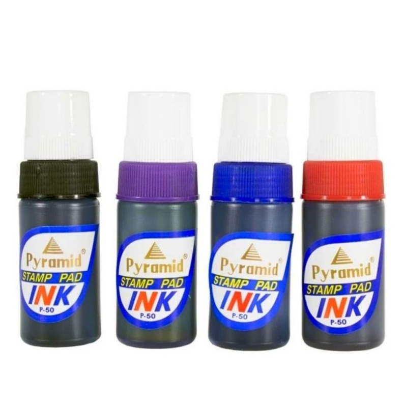 

Hemat 35 Stamp Pad Ink Tinta Refill Stamp Pad PYRAMID 5cc A49
