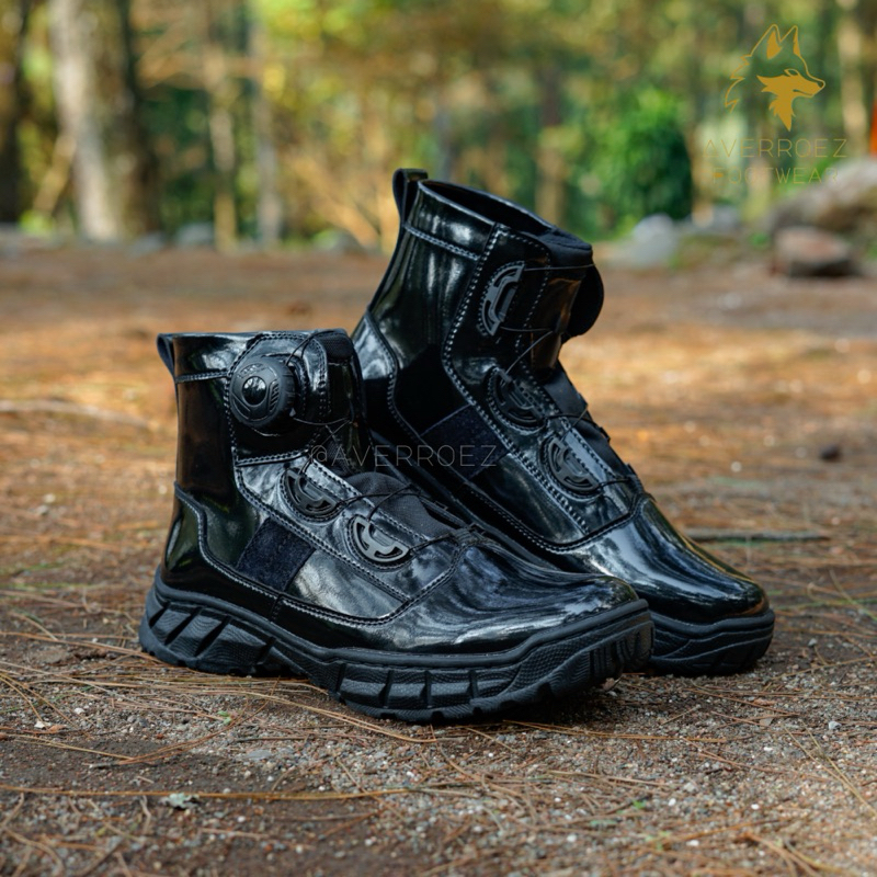 SEPATU PDL PDH MIDTRACK AVERROEZ KULIT SAPI ASLI MENGKILAP
