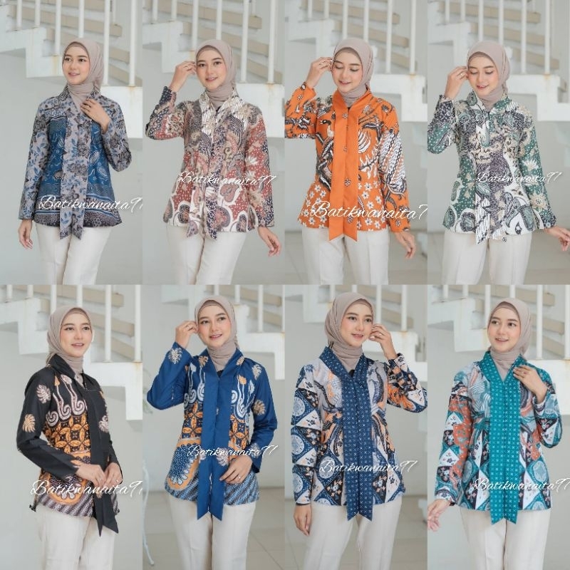 Batik Wanita Modern Batik Murah Batik kantor seragam