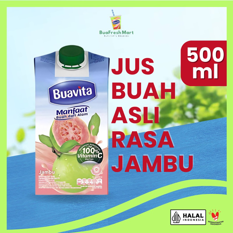 

Buavita Jus Buah Asli Guava 500 Ml