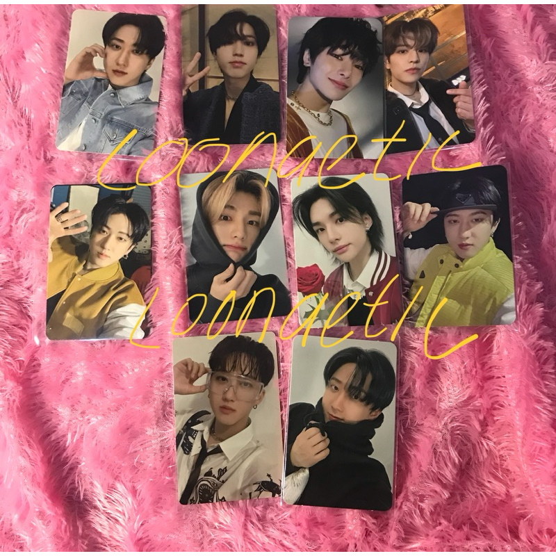 hyunjin changbin han seungmin I.N stray kids hoodie lucky draw ld r2 r4 jypshop swkr 5 star