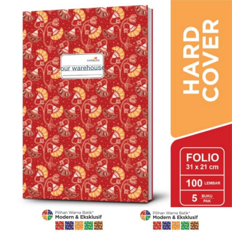 

Diskon 1 Hari Ini Buku Folio Hardcover Paperline 1 Lembar Buku Besar Buku Akuntansi hard cover A49