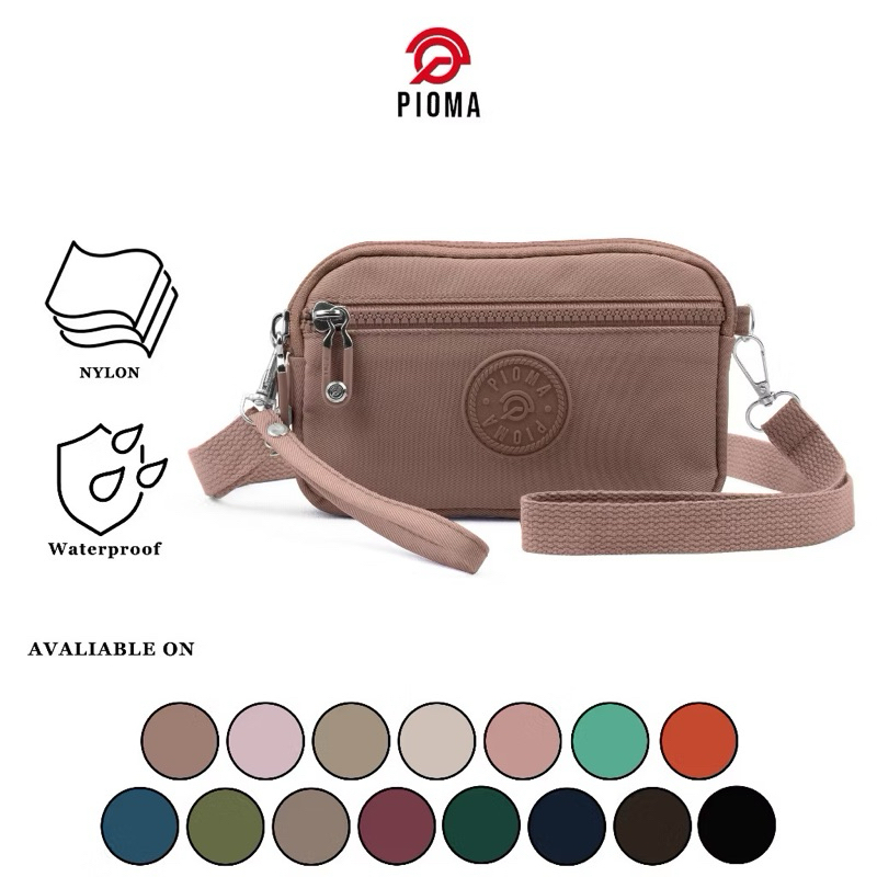 D006 dompet hp selempang pioma premium 3 ruang // dompet hp pioma // dompet wanita import