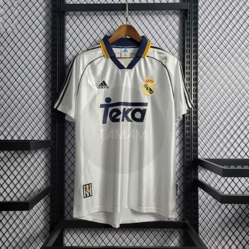 JERSEY RETRO REAL MADRID HOME 1998 2000 GO IMPORT