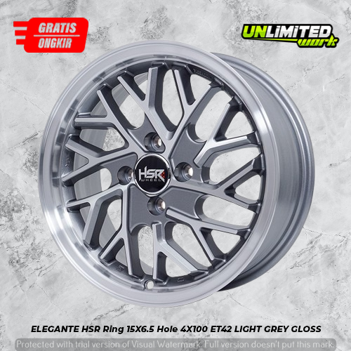 Velg mobil datsun go ayla sigra r15 tipe ELEGANTE HSR Terbaru ring 15 murah