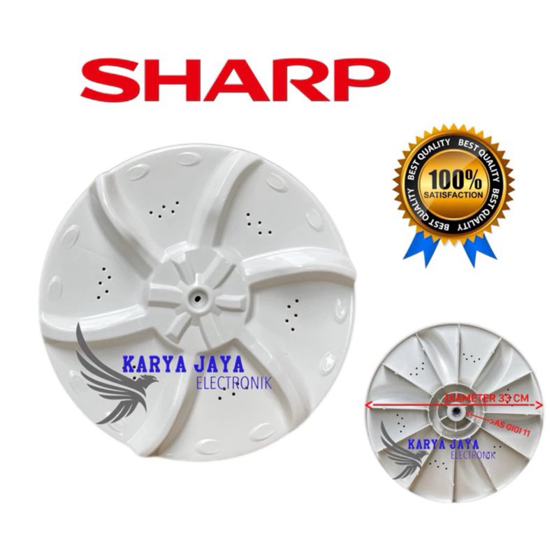 Pulsator es-f800s,es-f650,es-f800t pulsator mesin cuci esf 800s,800s Gigi 11 Diameter 33Cm