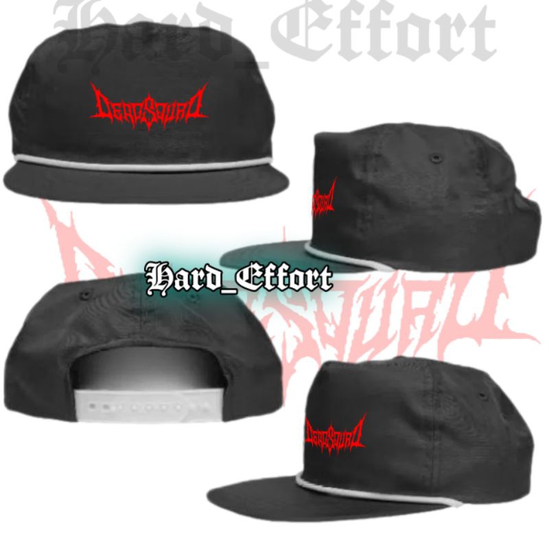 DEADSQUAD | TOPI SNAPBACK CLASSIC BAND | ROPE HAT CAP CASUAL DISTRO | TOPI PRIA METAL