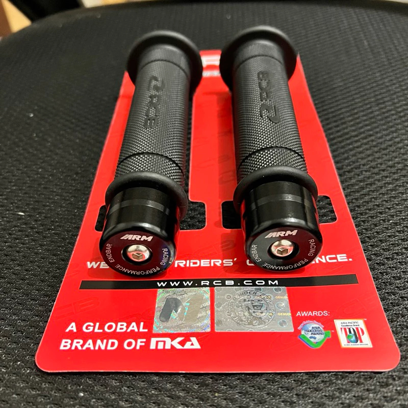 HANDGRIP RACING BOY ORIGINAL RCB HG55 + JALU STANG ARM BULAT FULL CNC UNIVERSAL NMAX PCX BEAT DELUXE
