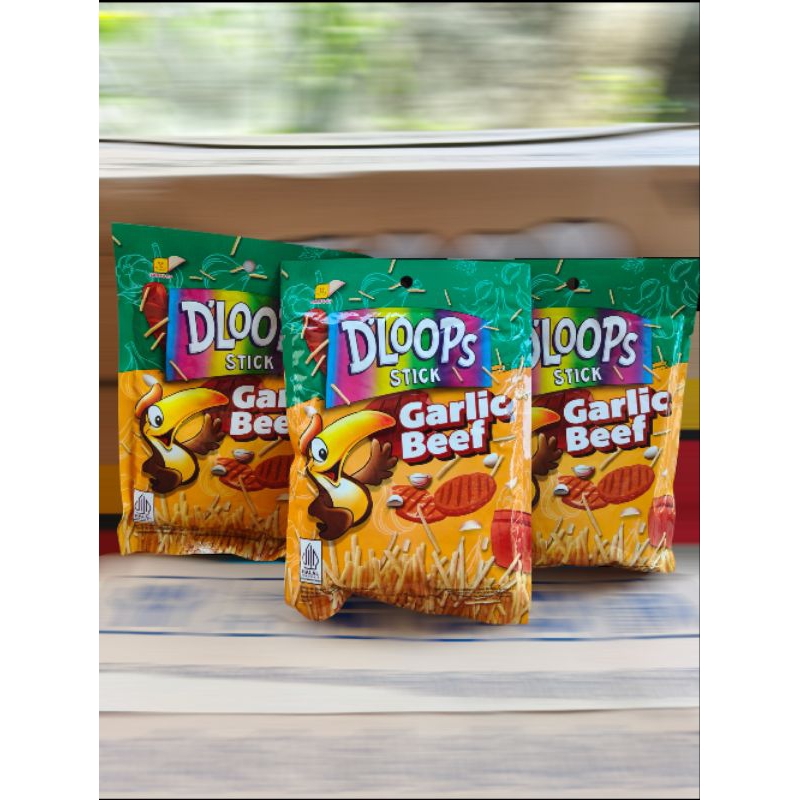 

D'LOOPS DLOOPS STICK STIK GARLIC BEEF (1 PACK = 10 PCS)