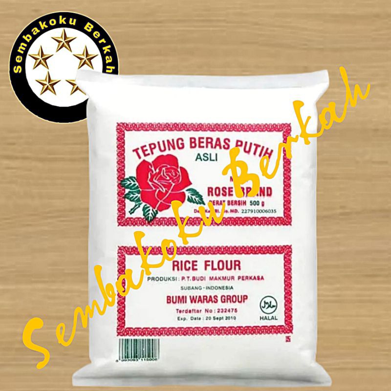 

Rose Tepung Beras 500G, 1 DUS Isi 20 PCS (GRATIS ONGKIR INSTANT)