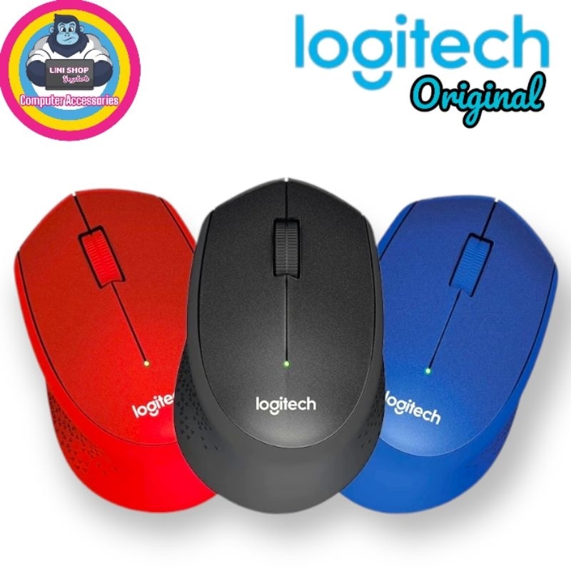 Mouse Wireless Logitech M331 Silent Klik M331 Logitech