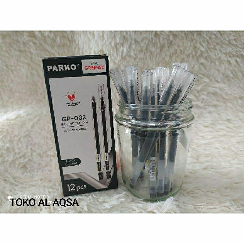 

Bolpoin//Pulpen//Bolpen Parko GP-02 Hitam. Biru & Merah ( 1pcs )