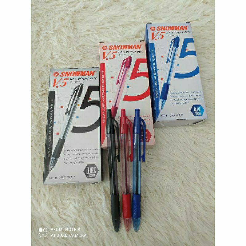 

Bolpoin//Pulpen//Bolpen Snowman V5 ( 1pcs )