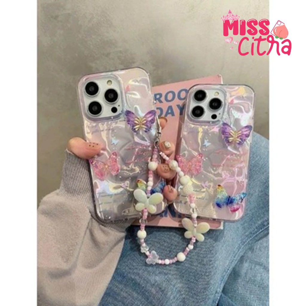 SS954 GL065 SOFTCASE SILIKON GRADASI 3D BUTTERFLY UNTUK VIVO Y01 Y02 Y03 Y12 Y15 Y15S Y16 Y17 Y20 Y2