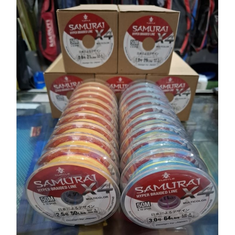 tali pancing/benang pe turtle samurai x4 50m