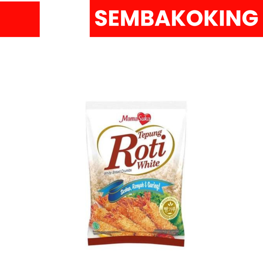 

MAMASUKA TEPUNG ROTI PUTIH 200GR WHITE BREAD CRUMBS