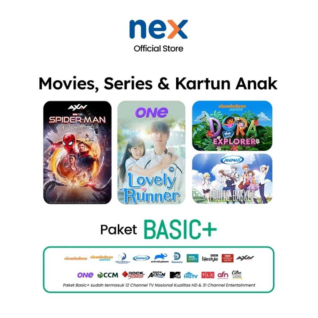 Nex Parabola Paket Basic 180 Hari Dan 360 Hari MNC Group