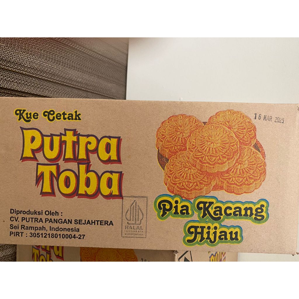 

Pia Putra Toba isi 100 pcs isi lebih besar 30gr rasa kacang hijau halal berkualitas dan murah