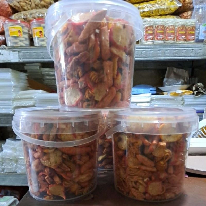 

Camilan pedas mix enak renyah pedas 1000gr