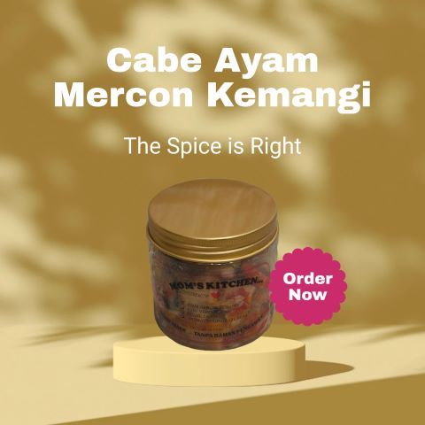 

CABE AYAM MERCON KEMANGI TOPLES