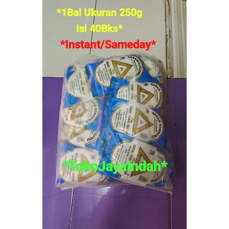 

RB (Sameday/Instant) 1 bal Garam Halus Segitiga Emas ukuran 500gr 20 bks dan 250gr 40 bks