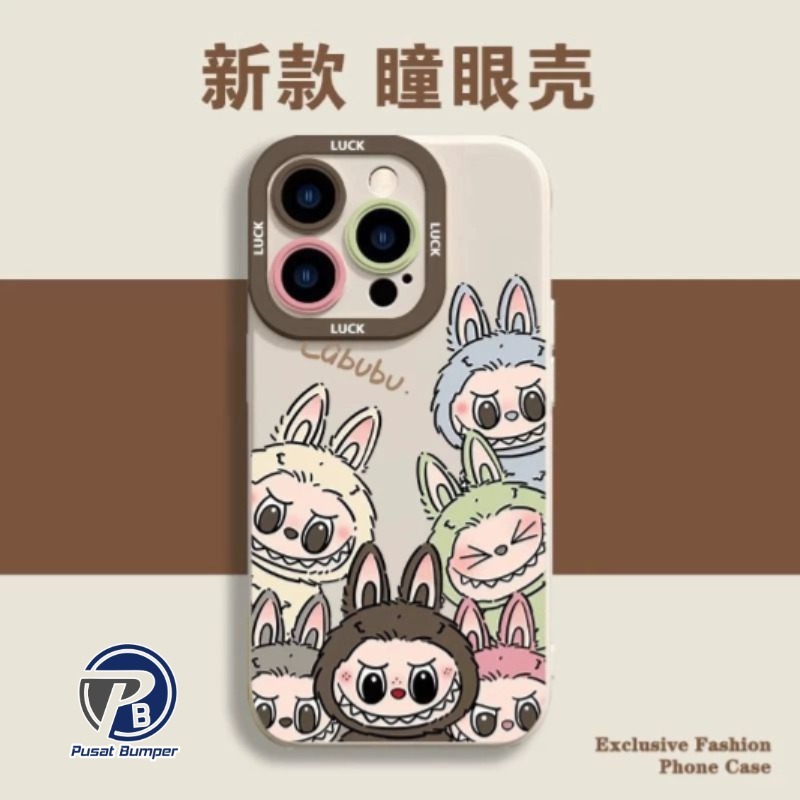 Ss955 Silikon Case Labubu Monster Softcase Casing Hp For OPPO A5 A9 2020 A76 A96 A3 PRO RENO 4 4F 5 