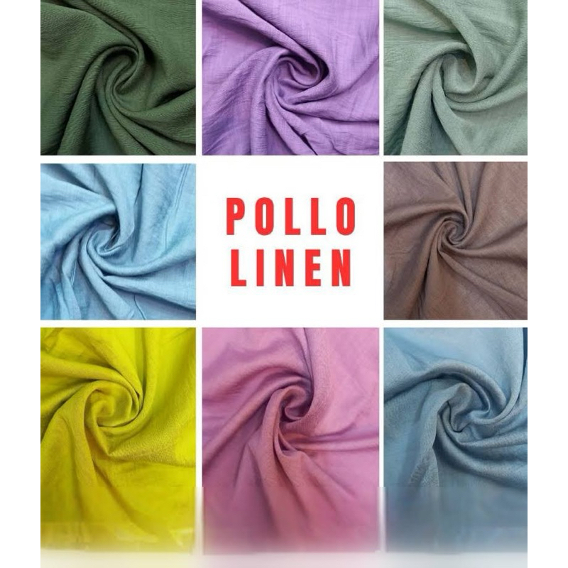 Kain Polo Linen Premium Meteran