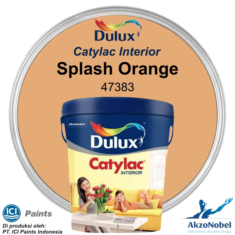CAT DULUX CATYLAC INTERIOR 25 KG - SPLASH ORANGE 47383