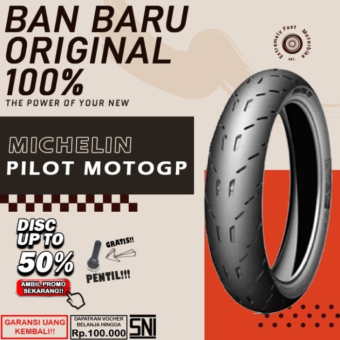 Ban Motor Matic Tubeless Michelin MotoGP Ring 14 Ban Motor Beat Vario Scoopy Tubles Sepasang Ring 14