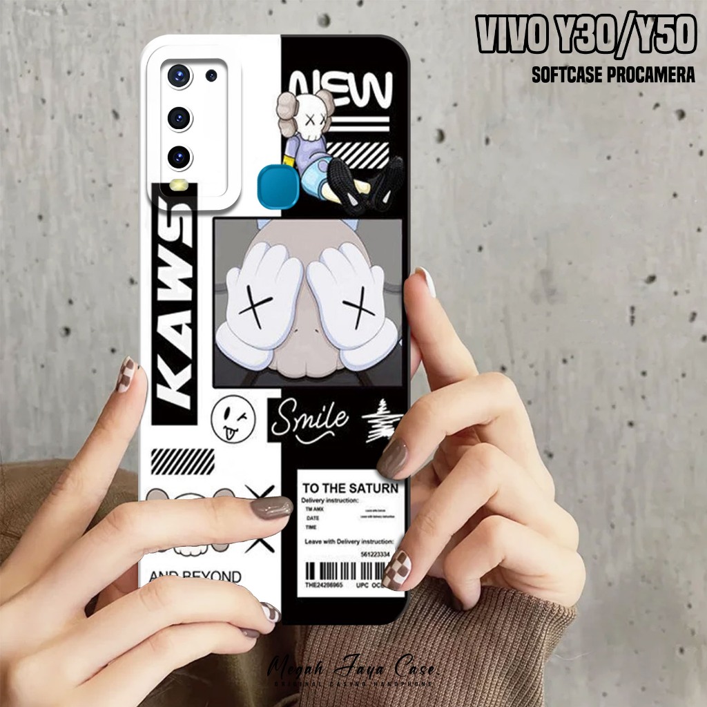 Casing Hp VIVO Y30/Y50 - Case Hp VIVO Y50/Y30 Motif AES - Mika Hp - Cover Hp - Softcase Hp VIVO Y50 