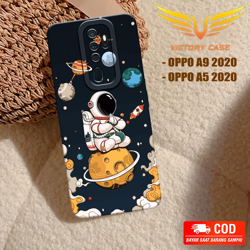 New! Astronot Case - Softcase Oppo A9 2020 / A5 2020 - Terbaru - Case Hp Oppo A9 2020 / A5 2020 - Ca