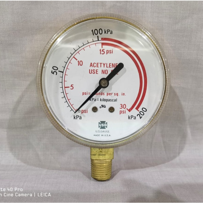 Gauge 2.5" 30 PSI Dual Gauge 30psi Gauge Dual 2.5inch 30psi