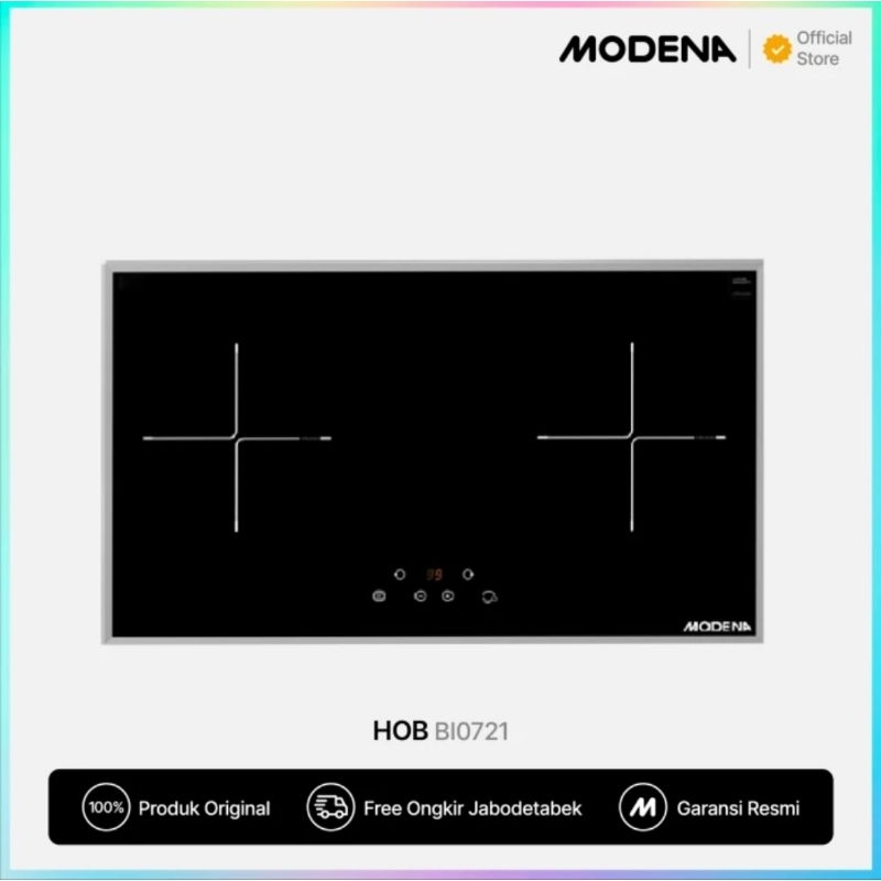 MODENA KOMPOR INDUKSI 2TUNGKU BI0721