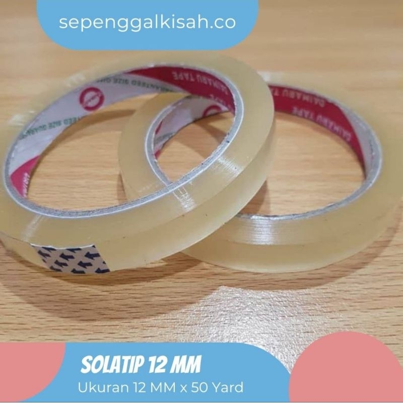 Solatip Bening Ukuran Sedang Isolasi