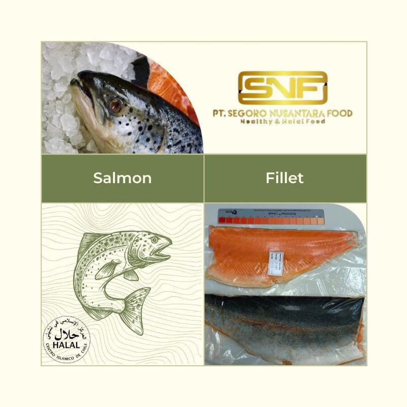 

Salmon Fillet frozen 1kg - Halal