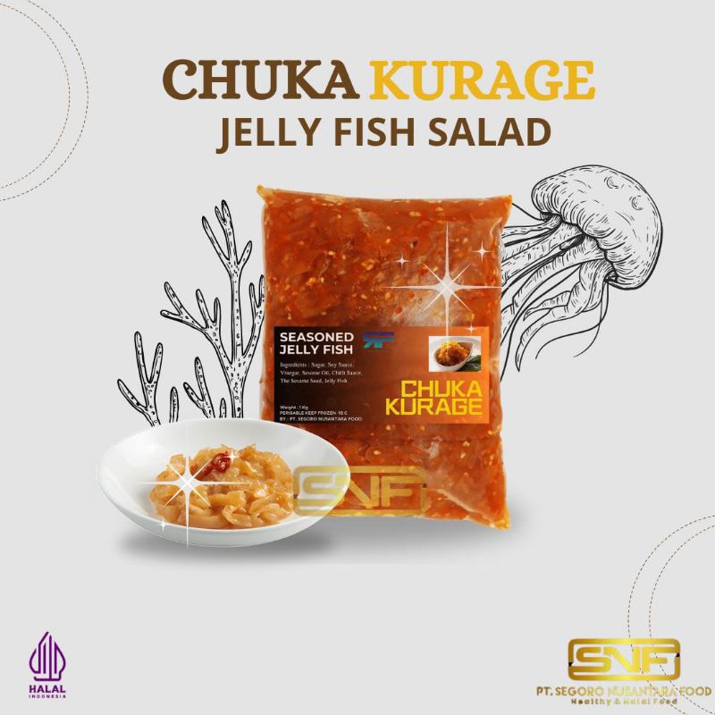 

Chuka Kurage - Salad Ubur-ubur khas jepang Halal