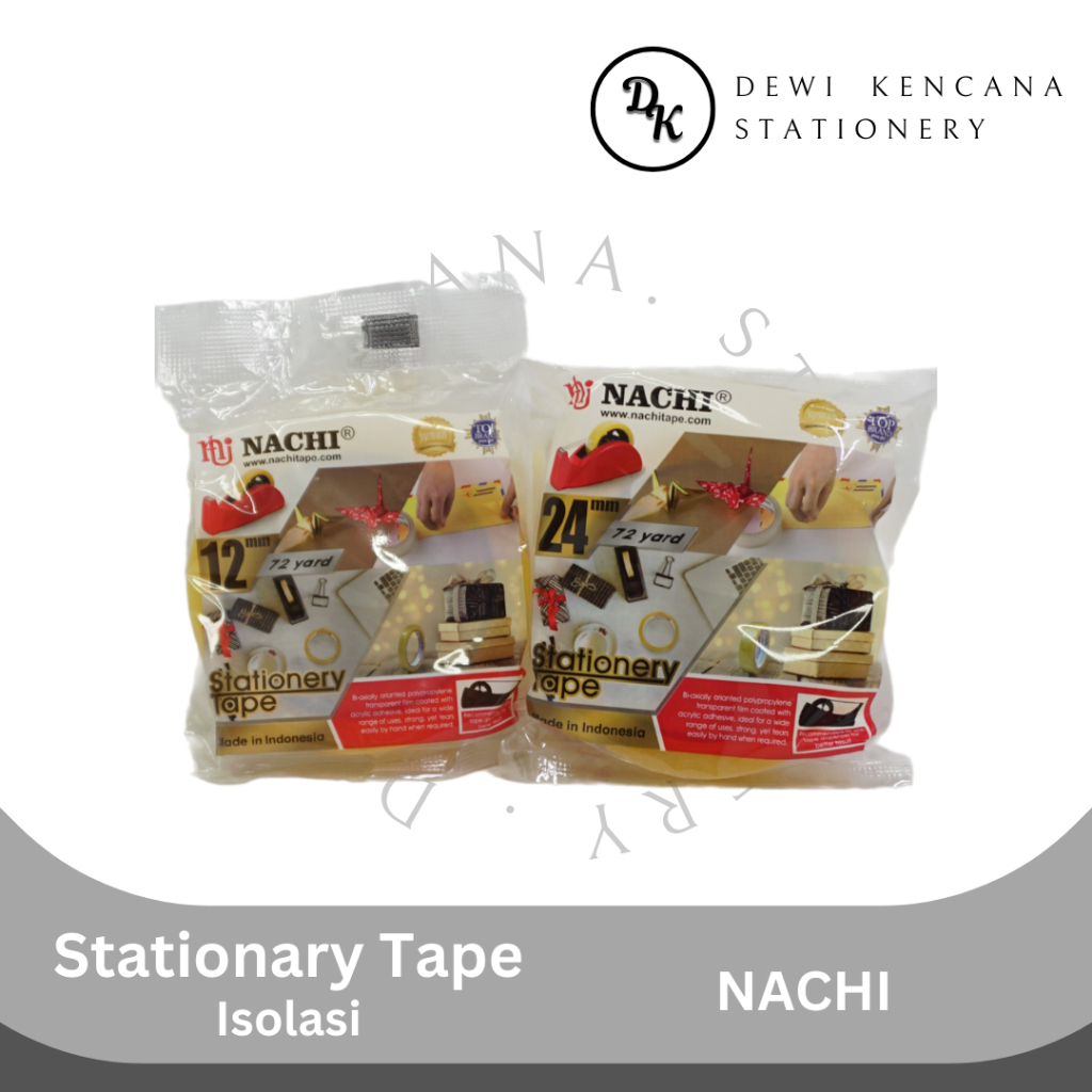 

Selotip Nachi Tape Stationary 72 Yard/Isolasi Nachi