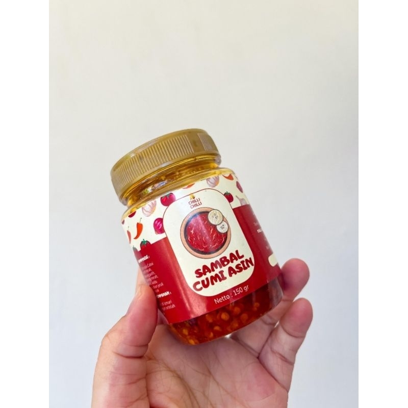 

Sambal Cumi Asin/Sambal Cumi Pedas /Sambal Botol