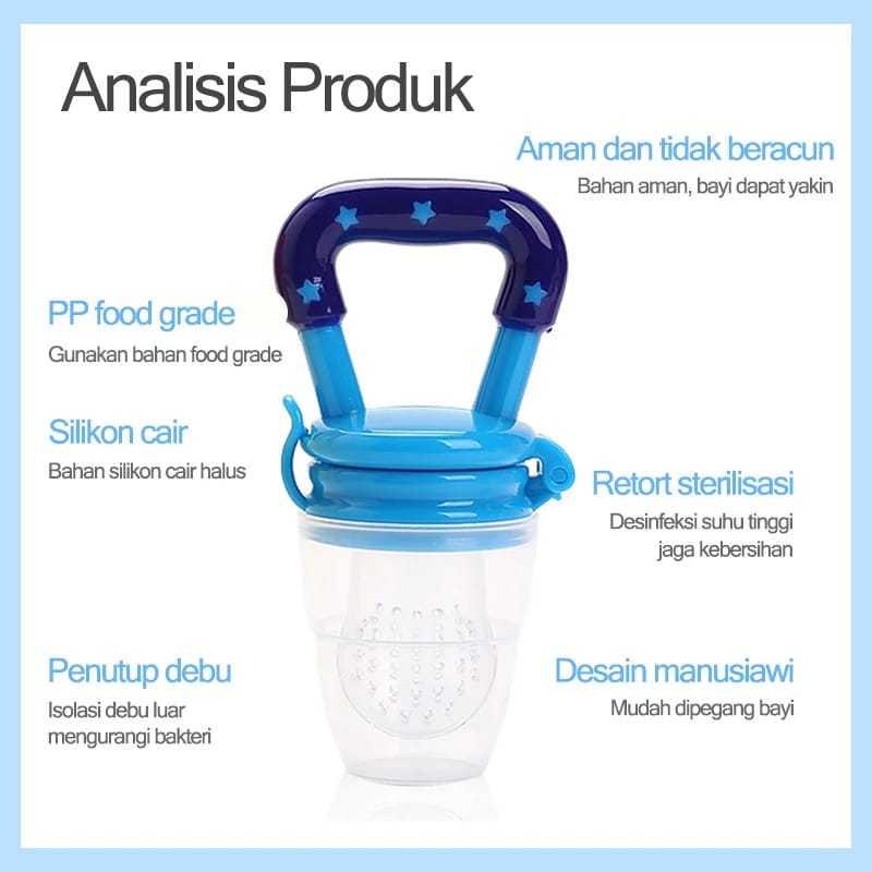 Dot bayi buah BPA FREE empeng buah empeng bayi teether