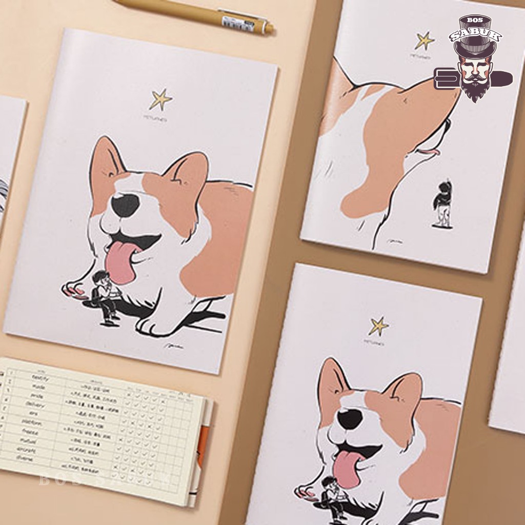 

Buku Tulis Sekolah Motif Animal A5 40 Lembar /PCS C4928 -BS4030