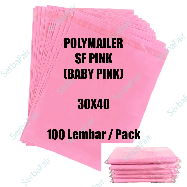 

Polymailer SF Baby Pink 30X40 / Poly Color Lem Seal Baby Pink / ISI 100 Lembar