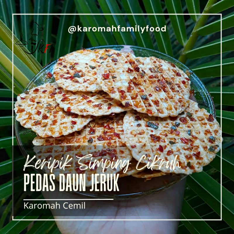 

《KFF》Keripik Simping Cikruh Pedas Daun Jeruk dan Original 250 gram
