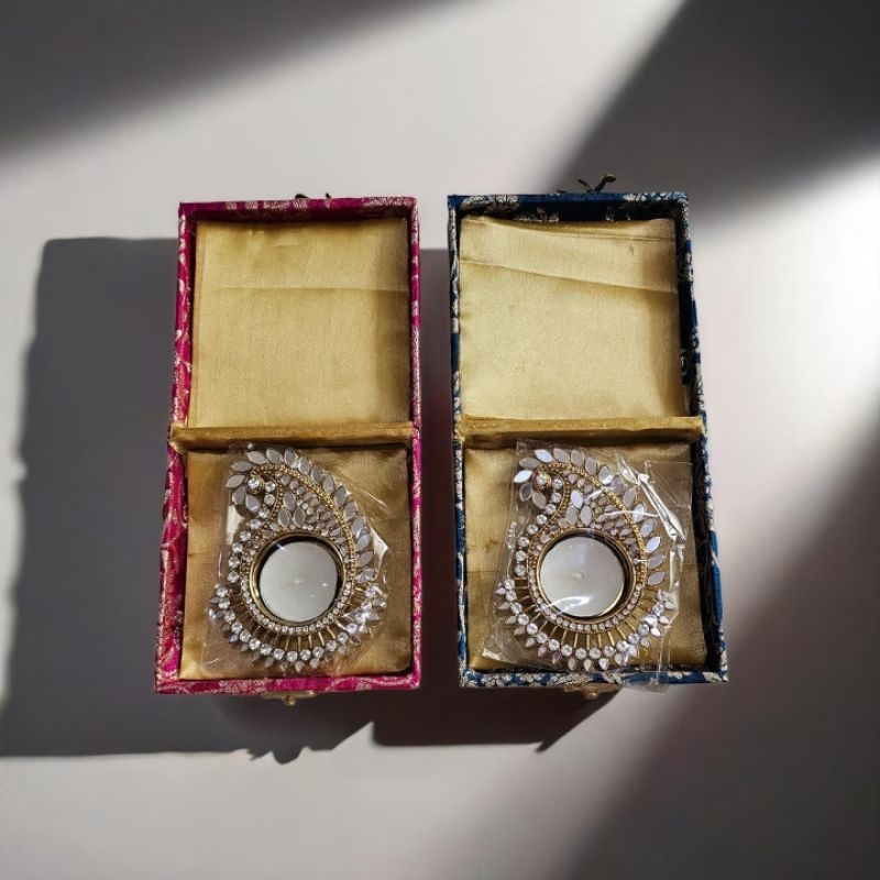 Tealight Candle Holder with Box