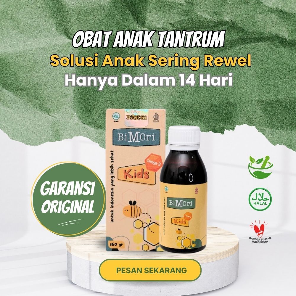 Bimori Kids Obat Tantrum Multivitamin Anak Terlambat Bicara Nutirisi Otak Autisme Vitamin Dha