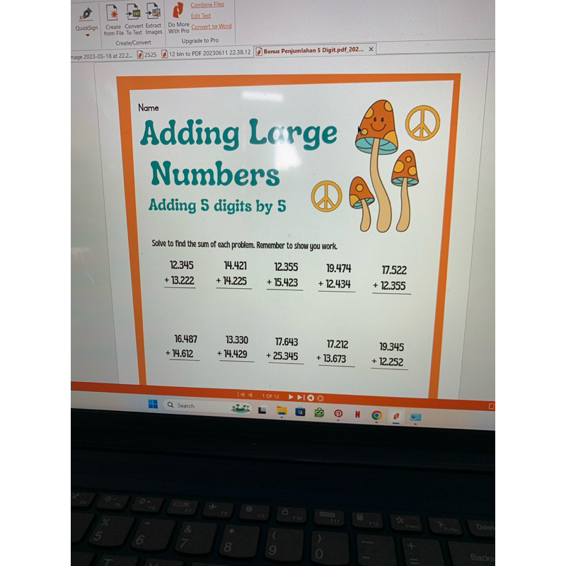 

LATIHAN SOAL SD MATEMATIKA SUSUN BELASAN RIBU 12 LEMBAR