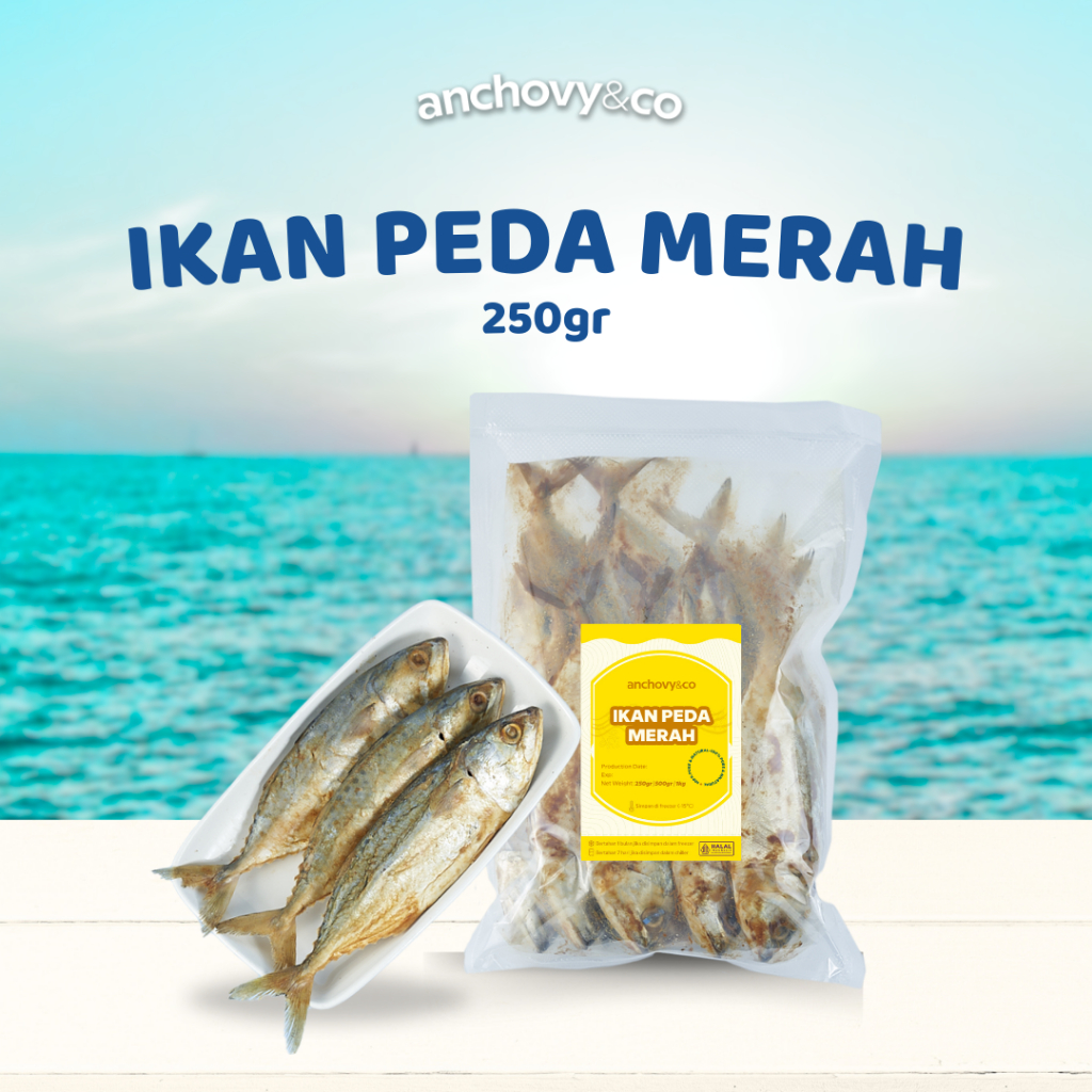 

Ikan Asin Peda Merah Premium Jumbo Size 250gr | Anchovyandco