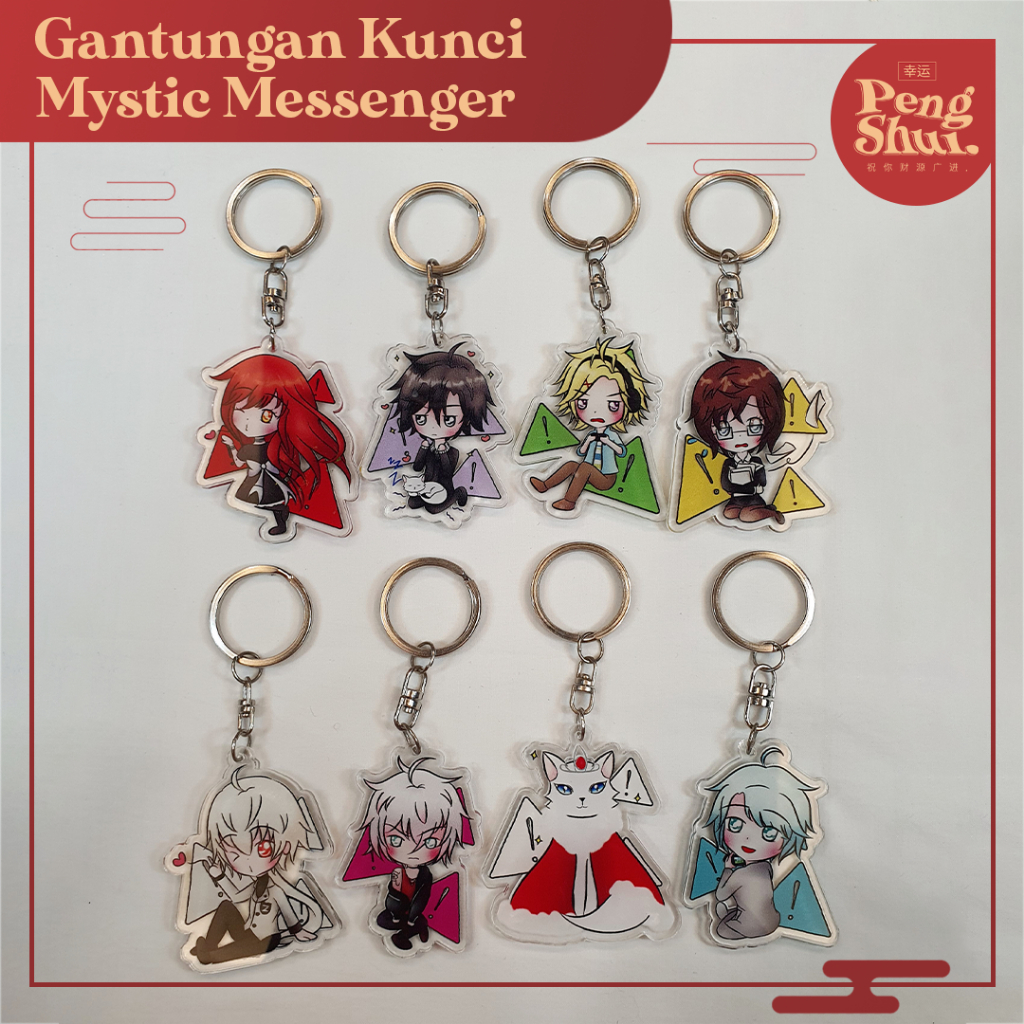 Gantungan Kunci Keychain Anime Mystic Messenger Jumin Kim Jaehee