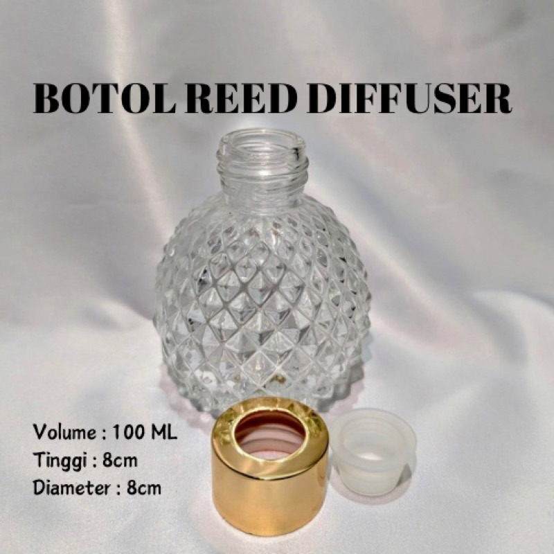 BOTOL REED DIFFUSER 100ML BOTOL KOSONG REED DIFFUSER BOTOL KACA