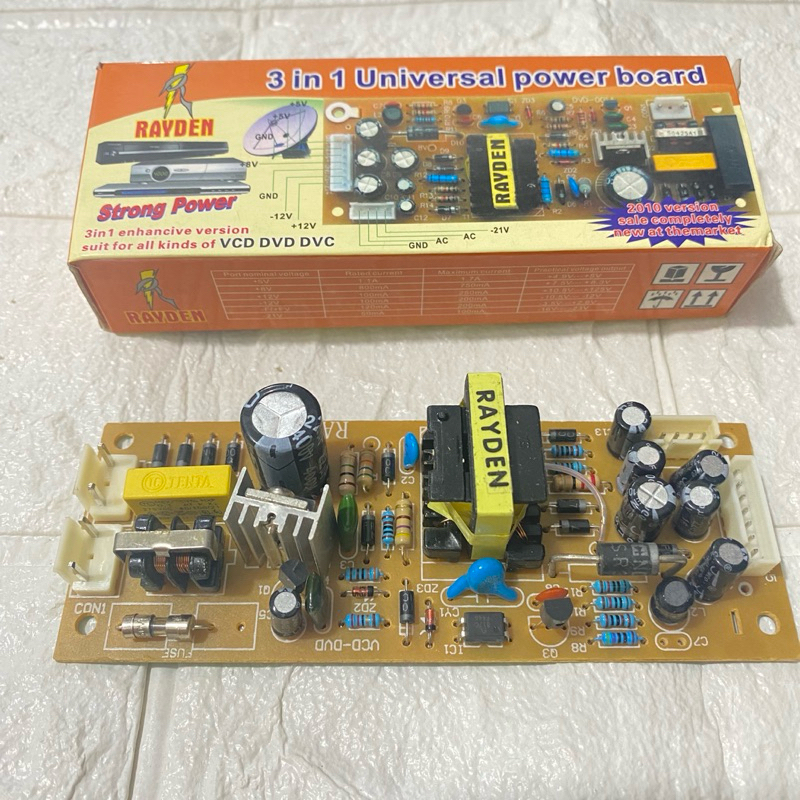 Power Supply Regulator DVD DVC VCD Rayden